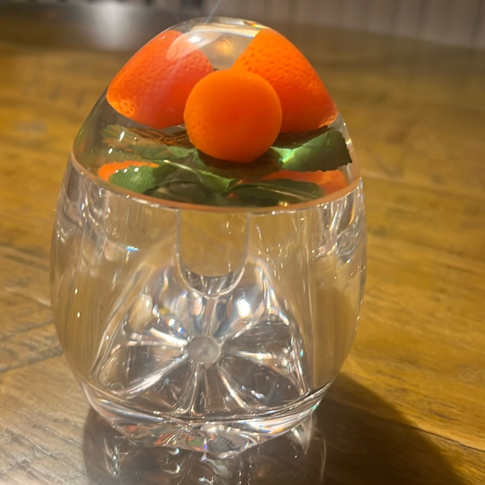 New in box. Unique acrylic sugar bowl purchased on The Big Island if Hawaii